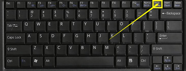 Sử dụng phím tắt Print Screen (PrtScn) giúp chụp ảnh toàn màn hình máy tính