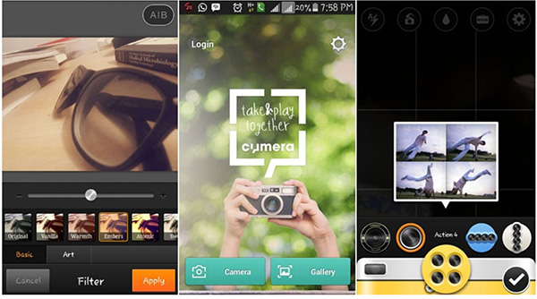 Ứng dụng chụp ảnh đẹp cho iPhone Cymera
