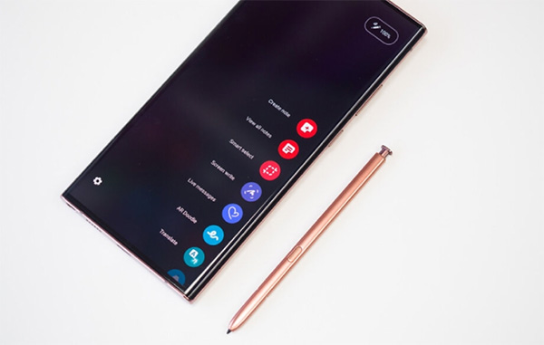 Chụp màn hình máy Samsung Galaxy Note bằng S-Pen khá thú vị