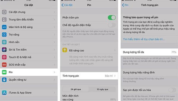 Cách kiểm tra mức độ chai pin trên iPhone