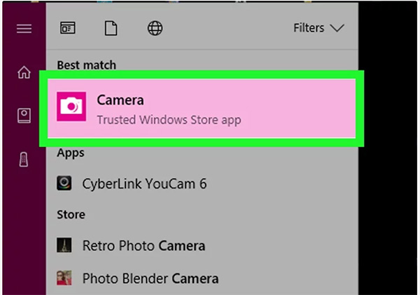 Cách chụp ảnh bằng ứng dụng camera trên Windows