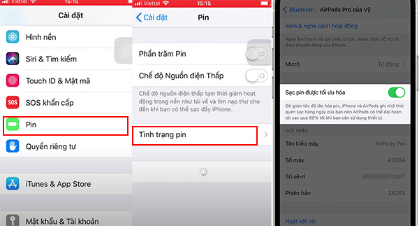 Cách bật tính năng tối ưu hóa sạc pin trên iPhone