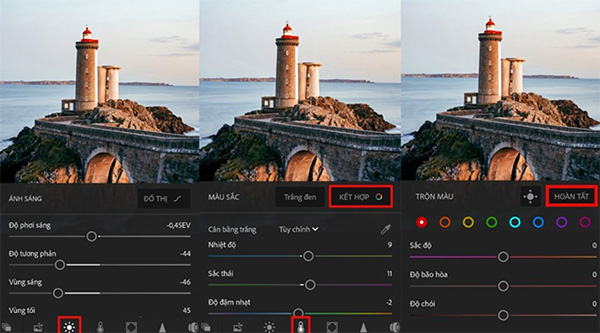 Ứng dụng chỉnh sửa hình ảnh trên điện thoại Lightroom