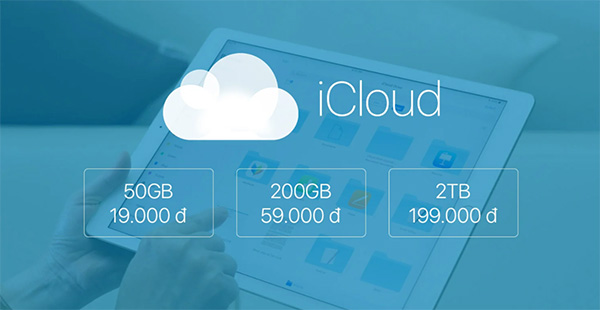 Mua thêm dung lượng iCloud