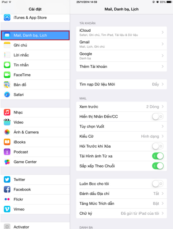 Thêm tài khoản Outlook trên iPhone