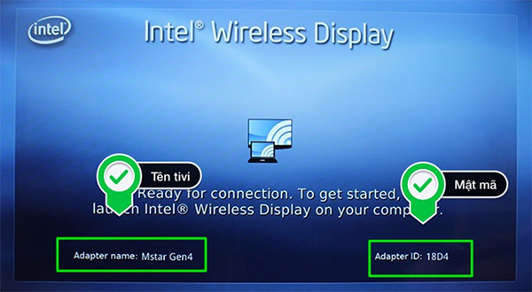 Cách kết nối laptop với tivi qua Wifi Direct