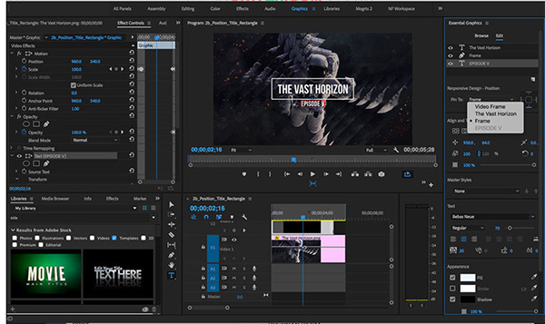 Phần mềm ghép ảnh thành video trên máy tính miễn phí Adobe Premiere Pro