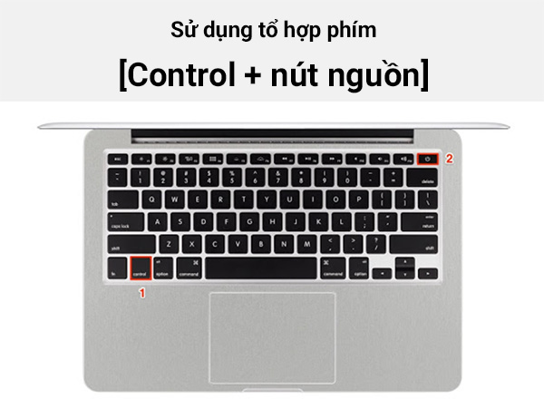 Cách tắt Macbook bằng bàn phím