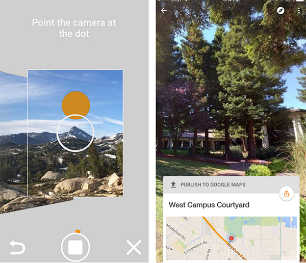 Chụp ảnh 360 độ trên iPhone bằng ứng dụng Google Street View