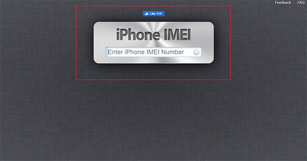 Website Check IMEI iphoneimei.info