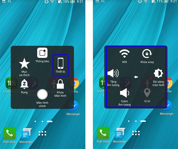 Tính năng nút Home ảo cho Android hiện chỉ có trên những thiết bị Android đời mới