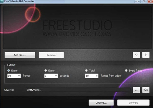 Phần mềm Free Video to JPG Converter 