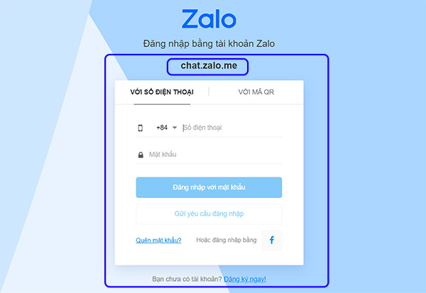 Để tạo tài khoản Zalo yêu cầu bắt buộc phải có số điện thoại