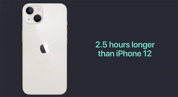 Thời lượng pin iPhone 13 cao hơn iPhone 12.