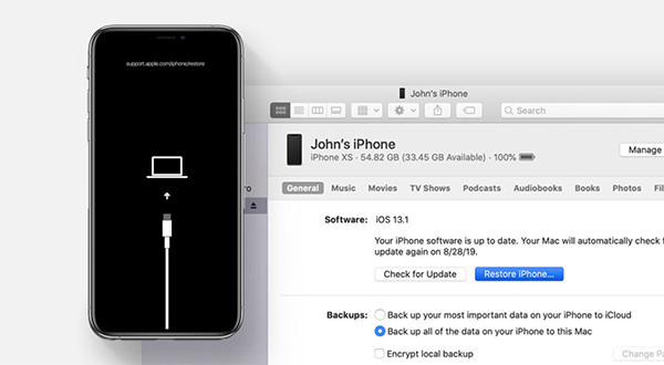 Restore iPhone là cách khắc phục lỗi iPhone bị mất IMEI