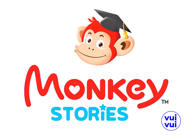 Monkey Stories là chương trình học tiếng Anh dành cho bé từ 3 - 14 tuổi qua tranh tương tác