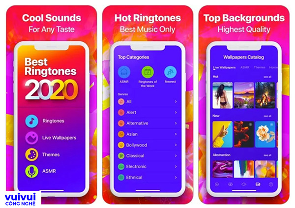 Ứng dụng Best Ringtones 2020