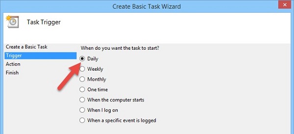 Hẹn giờ tắt máy tính bằng Windows Task Scheduler (3)