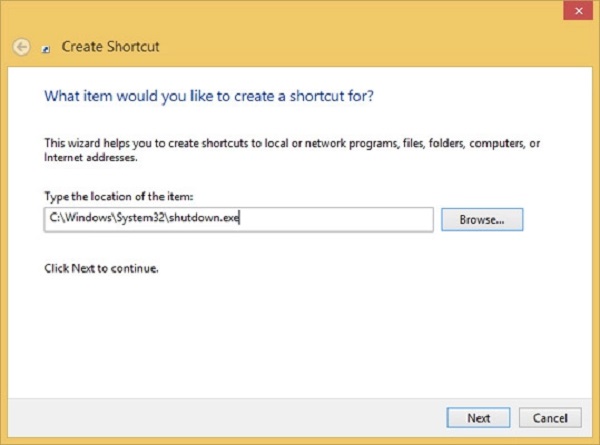 Hẹn giờ tắt máy tính Windows bằng shortcut (1)