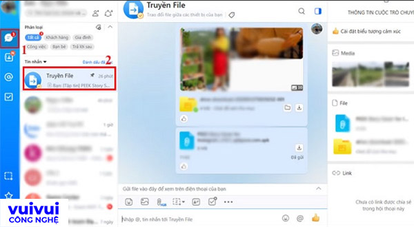 Cách gửi ảnh từ Zalo sang Gmail trên điện thoại