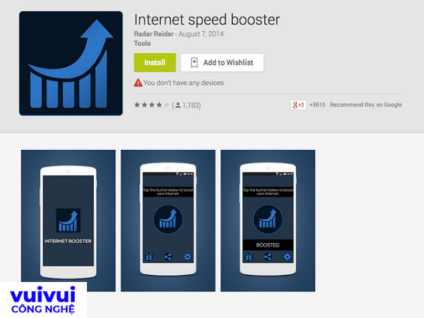 Phần mềm Internet Speed Booster 