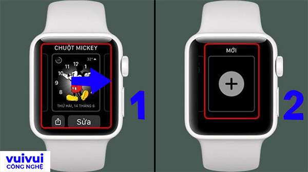 Thêm mặt đồng hồ mới cho Apple Watch.