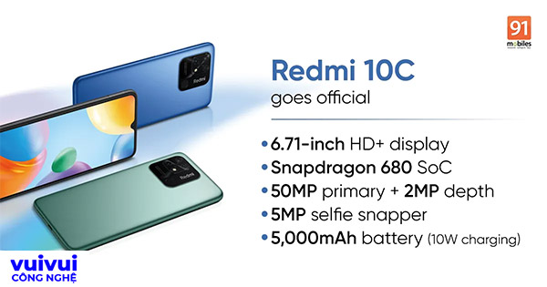 Redmi 10C giá rẻ