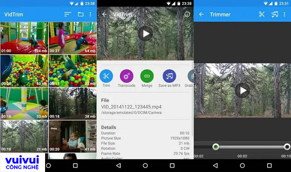 Ứng dụng VidTrim Pro
