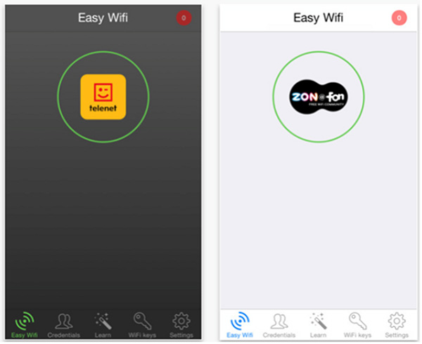Phần mềm bắt Wifi Easy Wifi for iPhone 