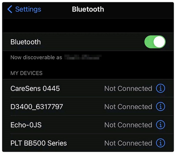 Reset lại kết nối Bluetooth