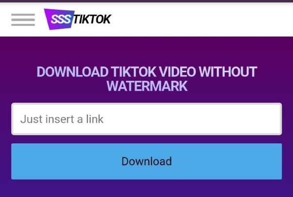 Tải video tiktok trên iOS bằng SSSTtiktok
