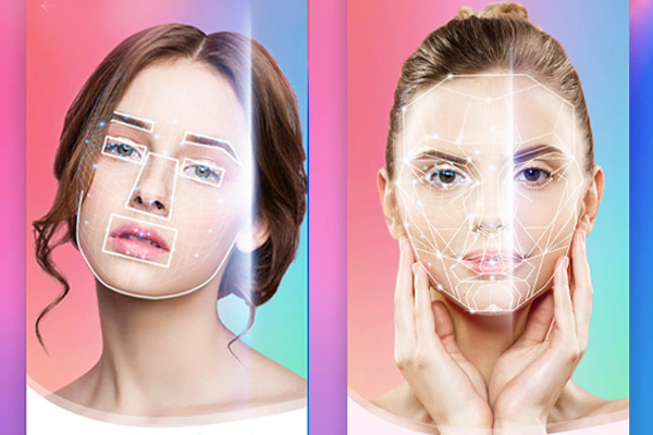 Beauty Camera có công nghệ phân tích AI giúp điều chỉnh gương mặt theo tỷ lệ chuẩn