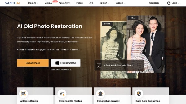 Phần mềm VanceAI Photo Restorer