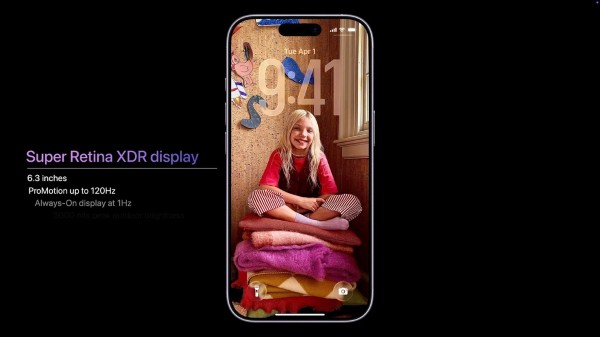 iPhone 17 trang bị màn hình ProMotion 120Hz 6.3 inches