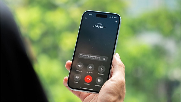 iPhone 16 có thể ghi âm cuộc gọi thuận tiện