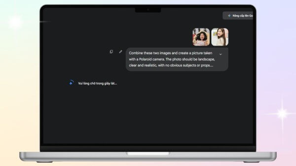 Nhấn Enter hoặc biểu tượng gửi và đợi kết quả